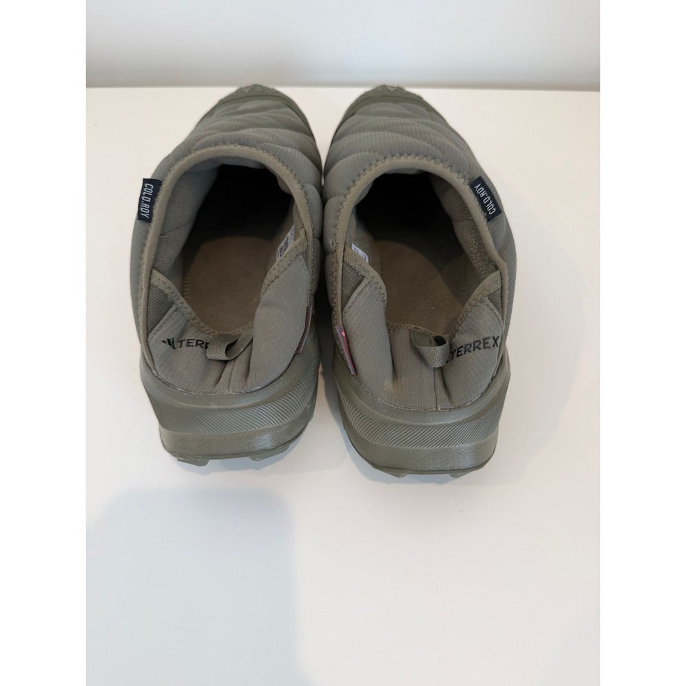 Mens Adidas Terrex Winter Slip-On Cold.RDY Shoes, Olive Strata/Orbit Green, 11 - Picture 4 of 8